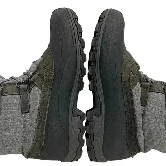 Kamik SNOWVALLEY Winter Boots 8 Grey Faux Fur Waterproof Thinsulate Insulation - Picture 10 of 15